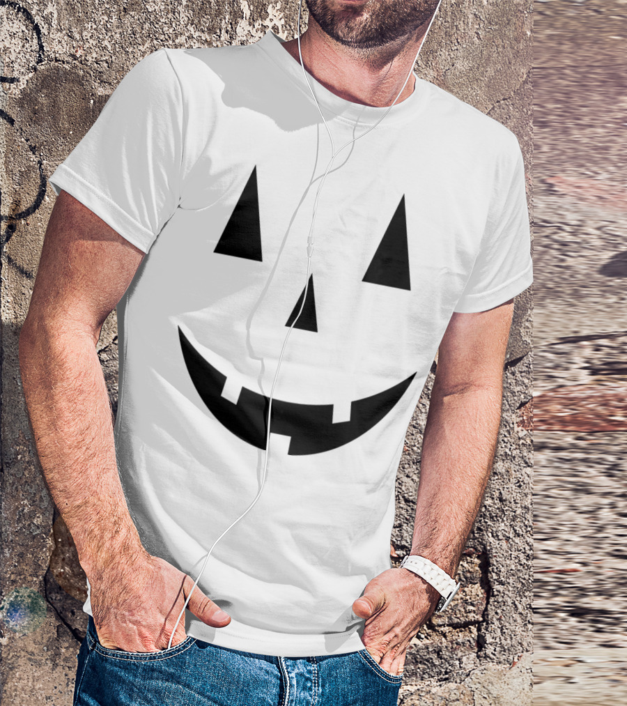 Jack O Lantern Pumpkin Face Halloween T-Shirt