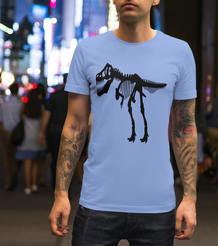 Tyrannosaurus Rex T.Rex Dinosaur Skeleton T-Shirt