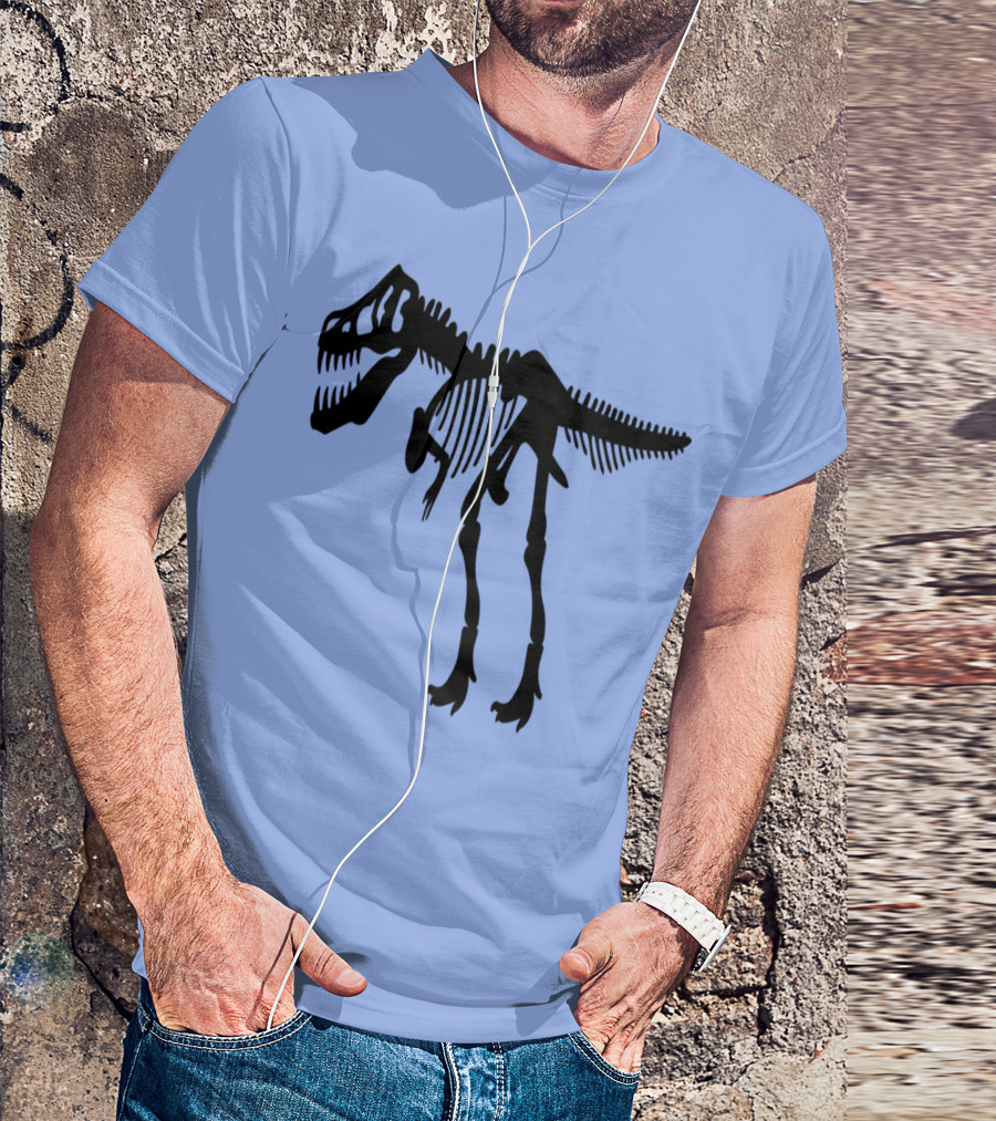 Tyrannosaurus Rex T.Rex Dinosaur Skeleton T-Shirt