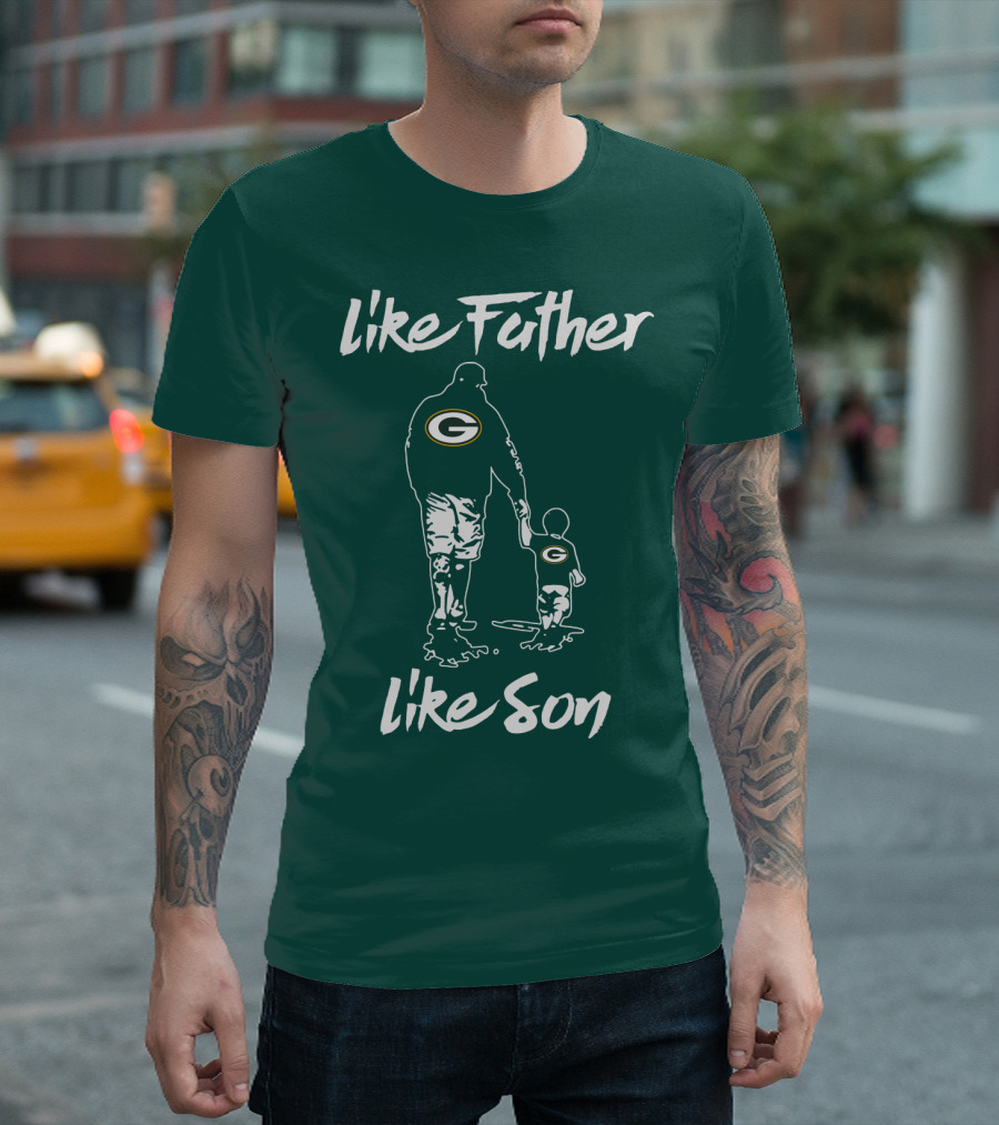 Like Father Like Son Green Bay Packers T-Shirt
