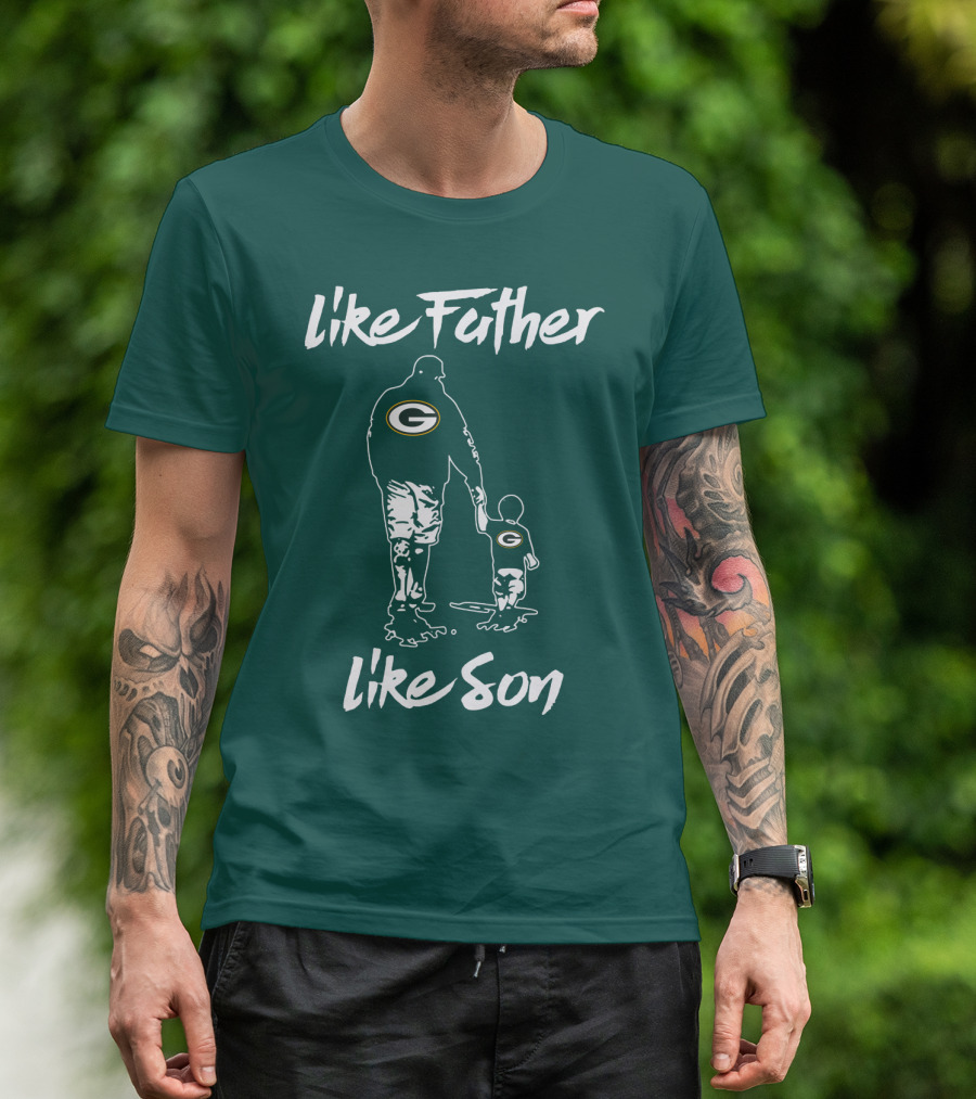 Like Father Like Son Green Bay Packers T-Shirt