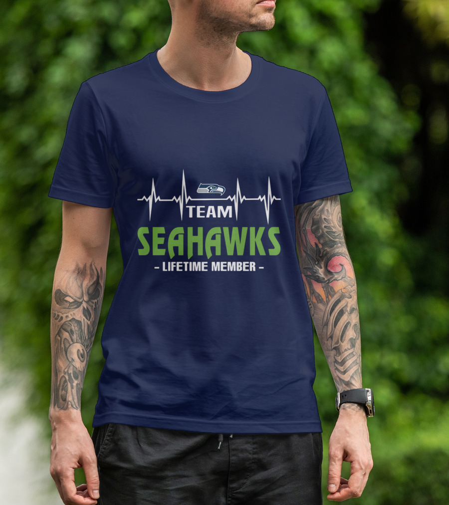 Team Seahawks Lifetime Member T-Shirt