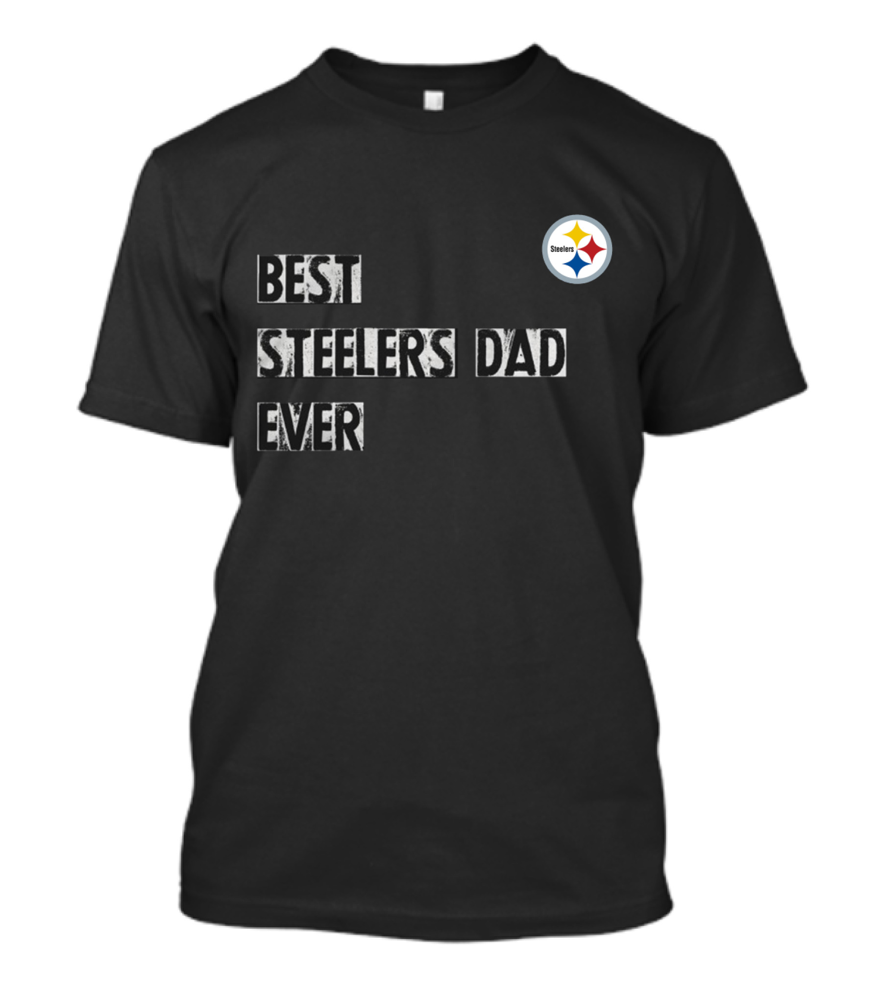 Best Steelers Dad Ever Pittsburgh Steelers T-Shirt