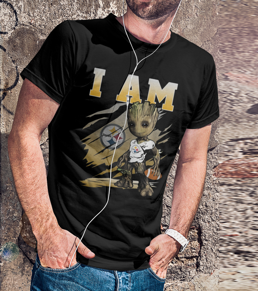 I Am Pittsburgh Steelers Groot Football T-Shirt