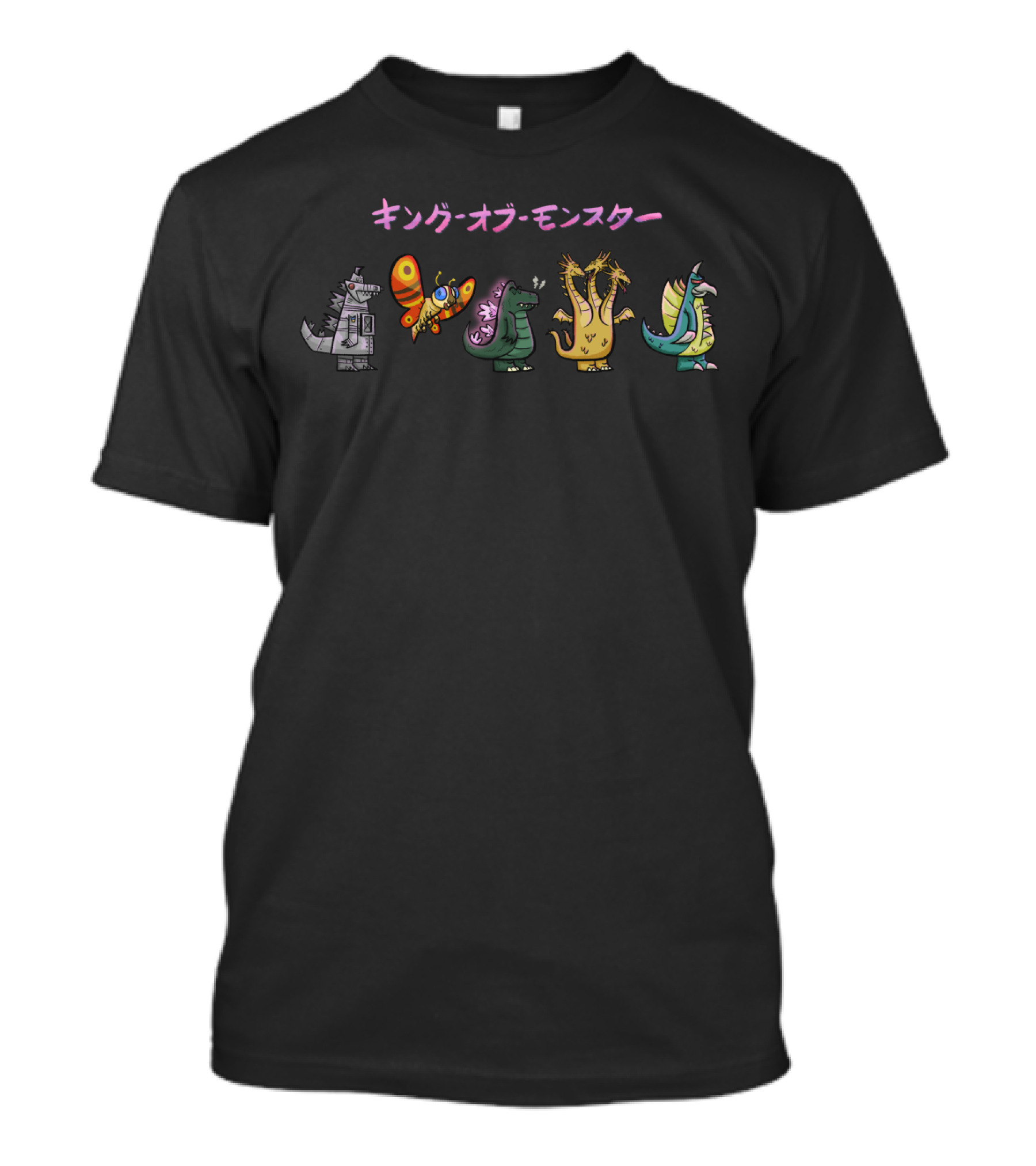 Classic Kaiju Characters Retro Icons T-Shirt