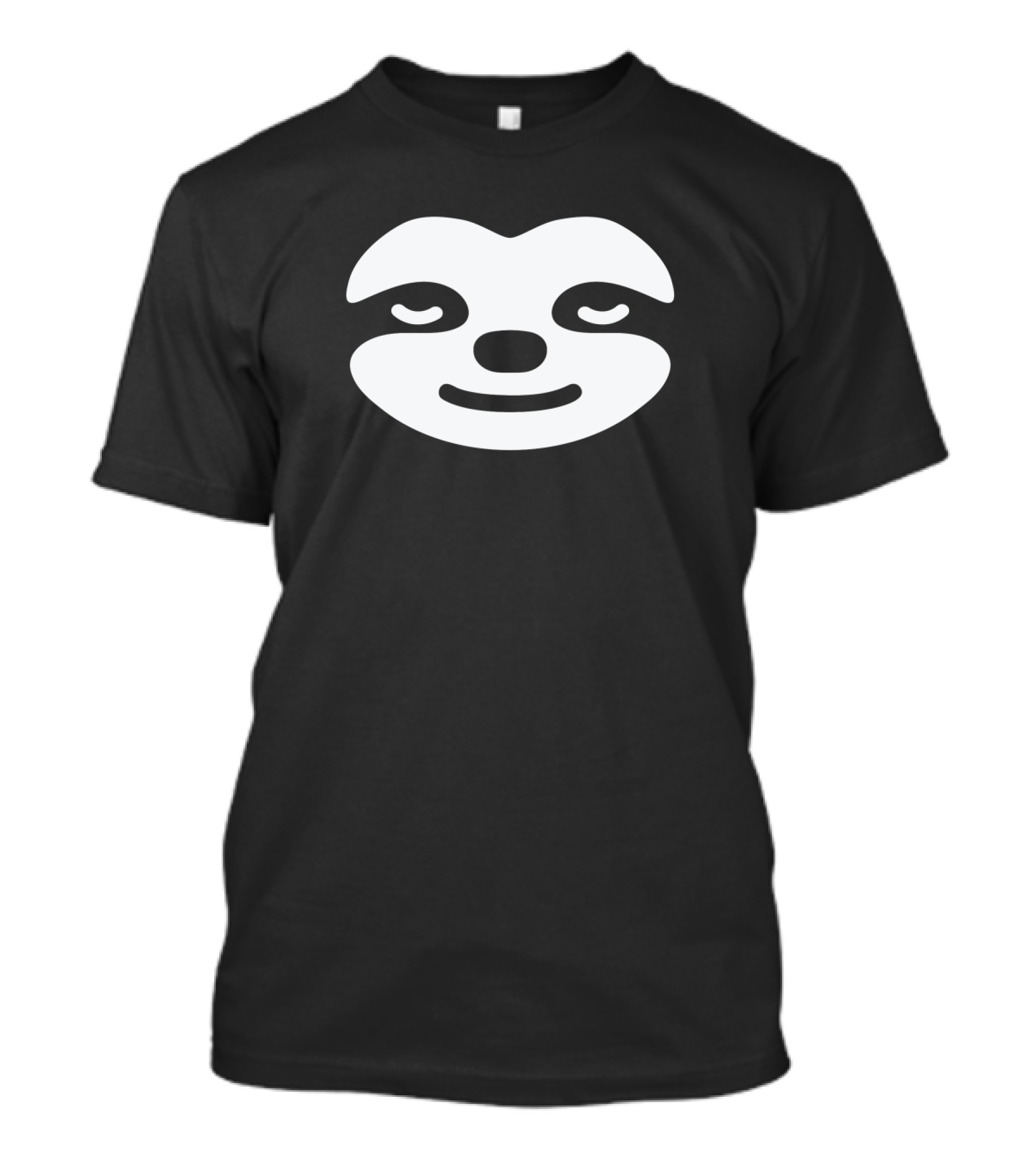 Serene Sleepy Sloth Face T-Shirt