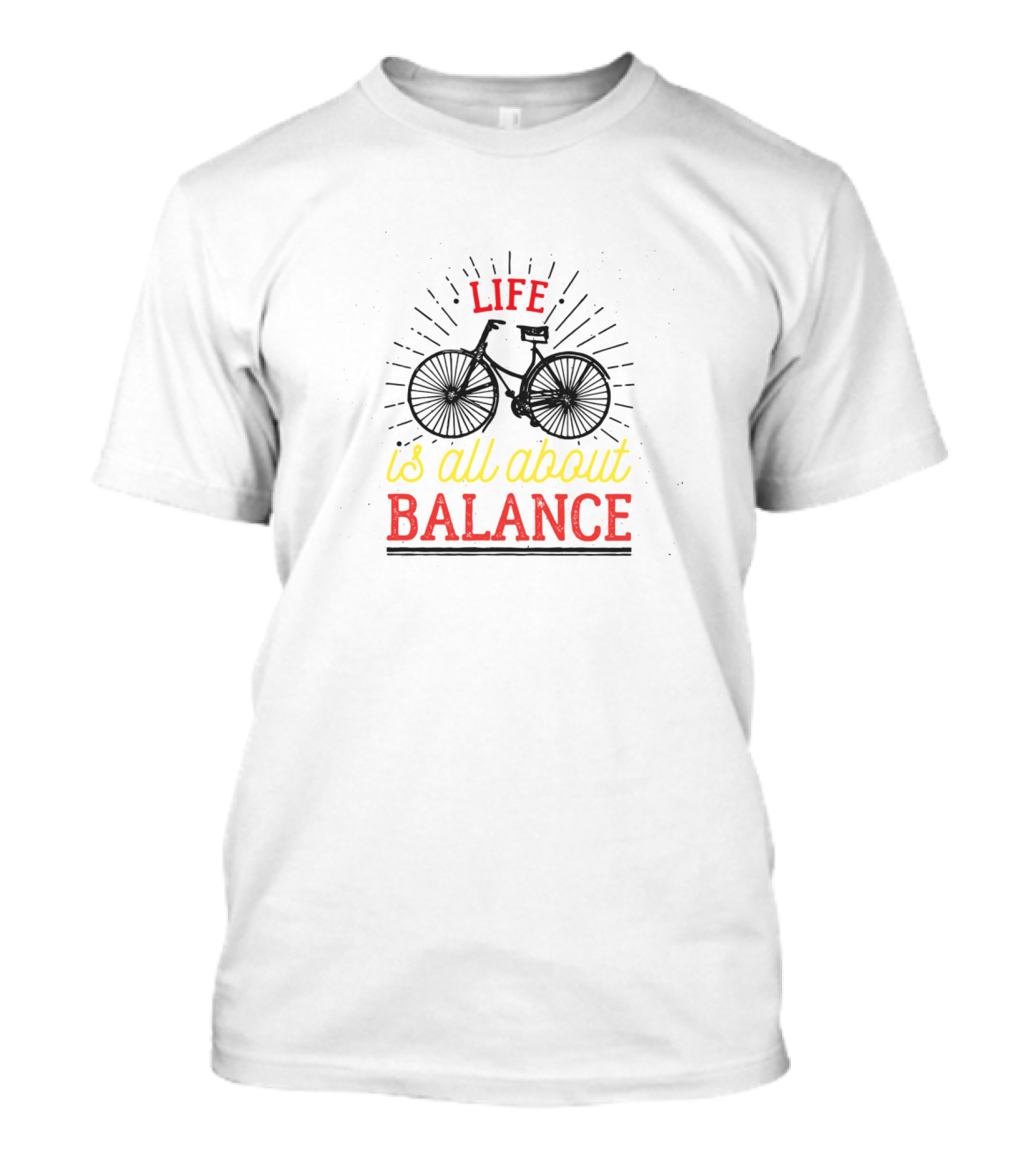 Life Is All About Balance Bike T-Shirt