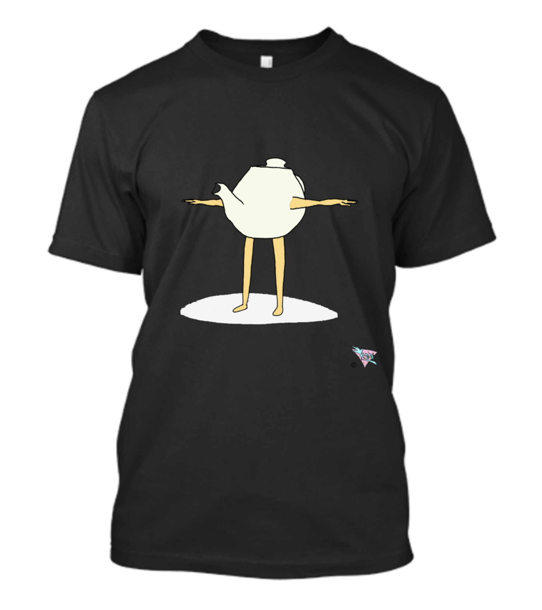 Tea Pose T-Pose Teapot Humanoid Playful T-Shirt