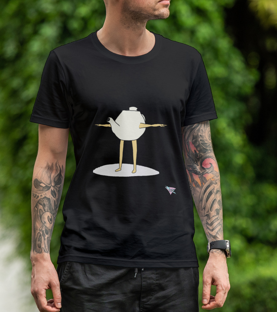 Tea Pose T-Pose Teapot Humanoid Playful T-Shirt