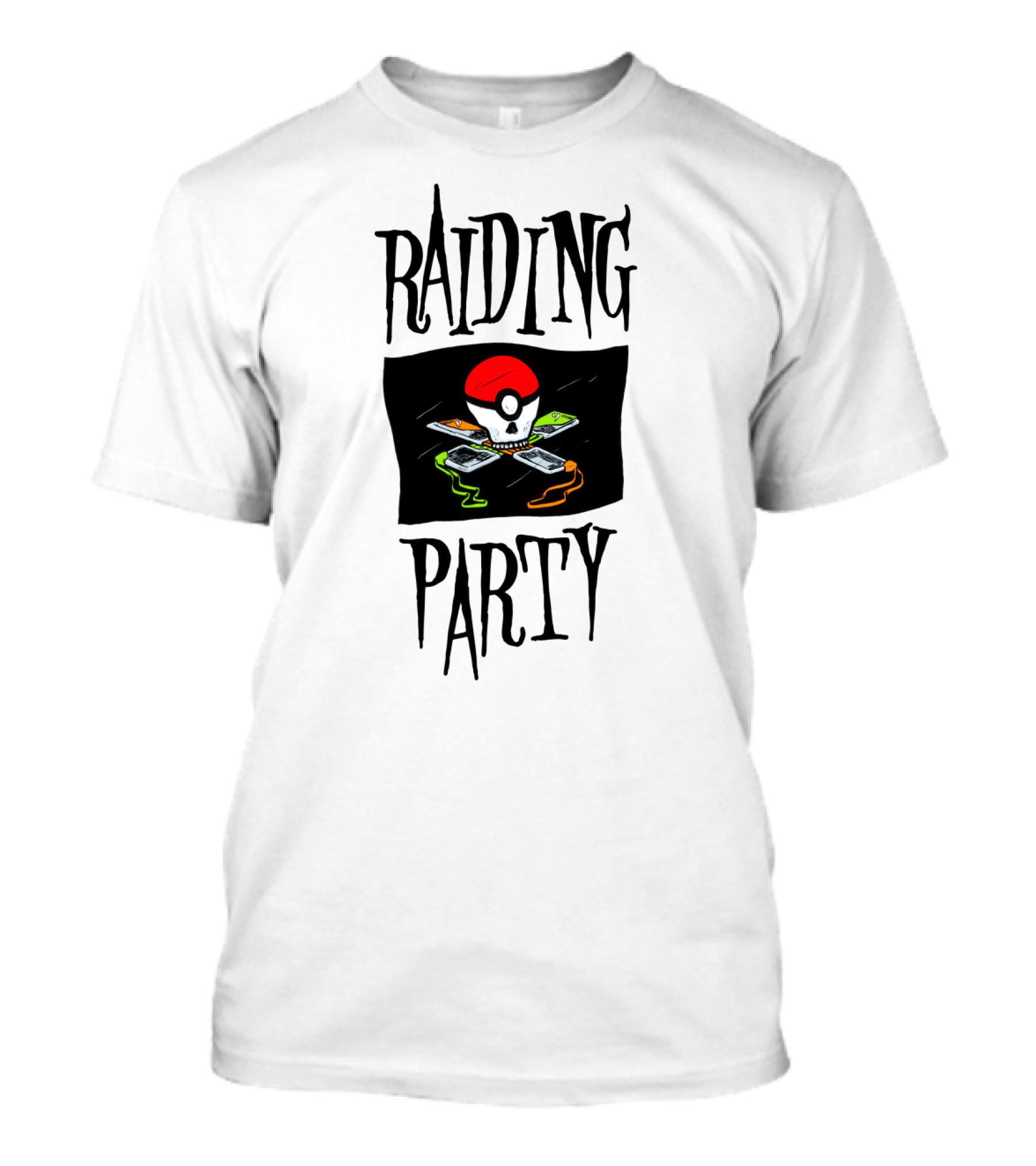 Raiding Party PokEmon-Inspired PokE Ball And Game Controllers T-Shirt