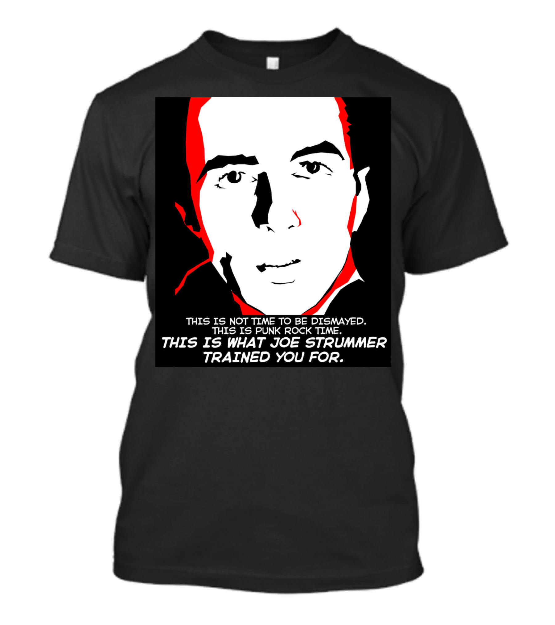 This Is What Joe Strummer Trained You For Punk Rock Time Text T-Shirt