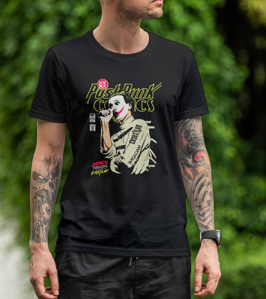 Post Punk Comics Joky Versions Dream Batjocko Wrysmile T-Shirt