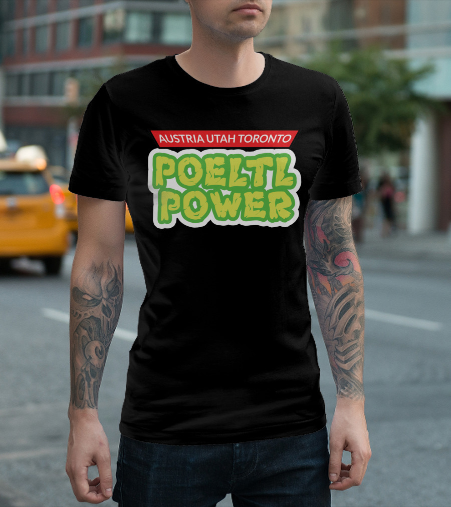 Poeltl Power Austria Utah Toronto T-Shirt