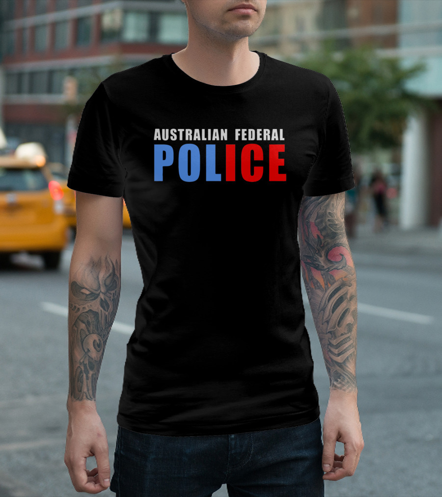 Australian Federal Police Bold Blue T-Shirt