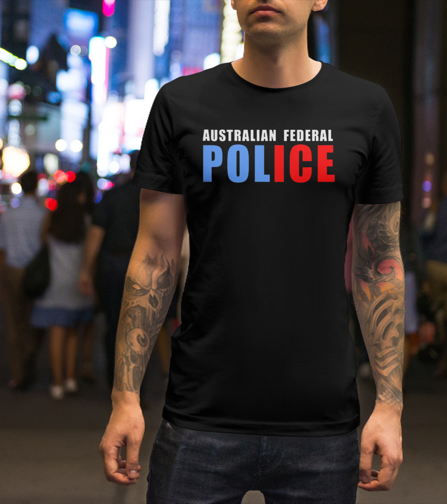Australian Federal Police Bold Blue T-Shirt