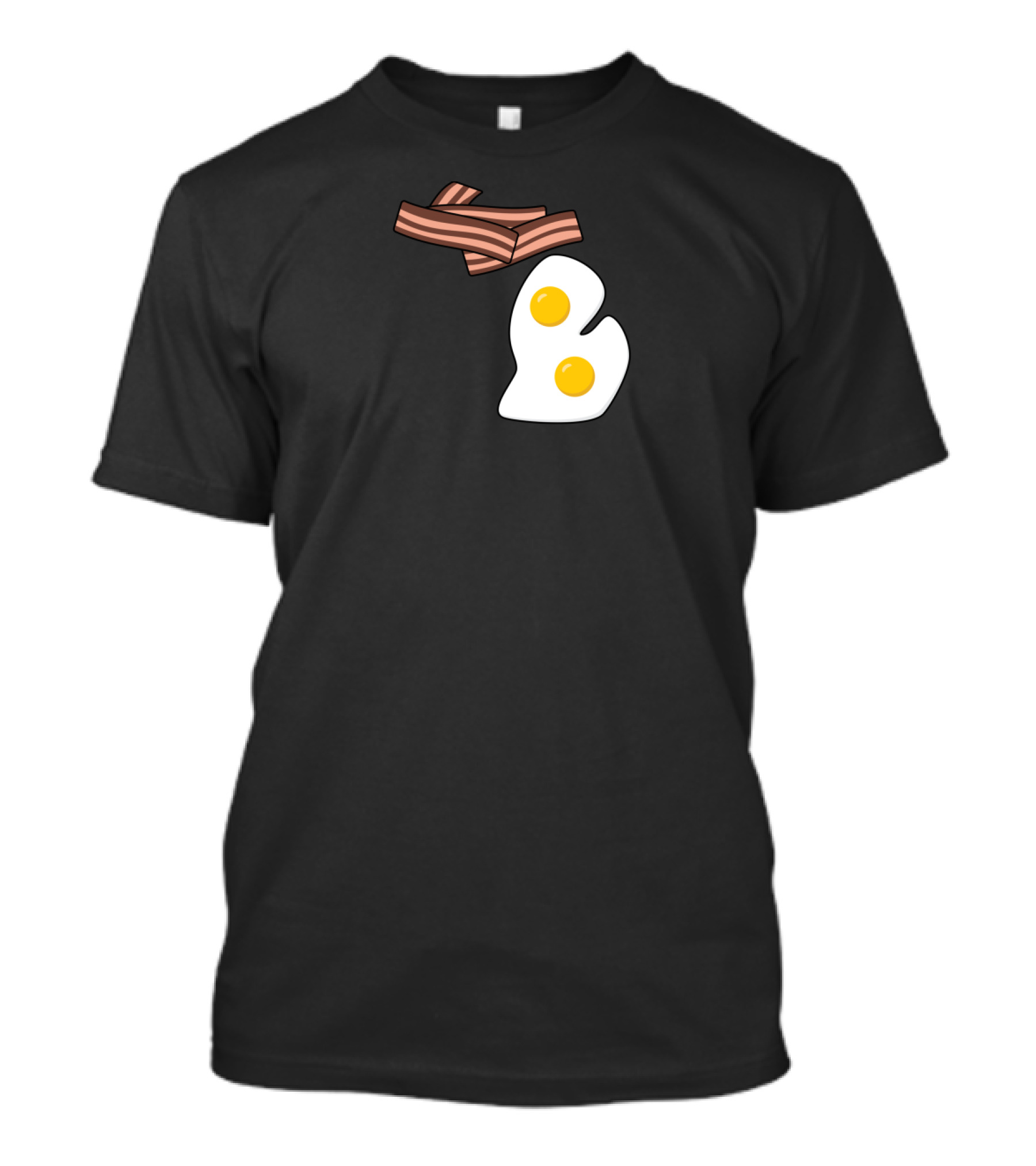Michigan Breakfast Combo Fried Eggs And Crispy Bacon T-Shirt