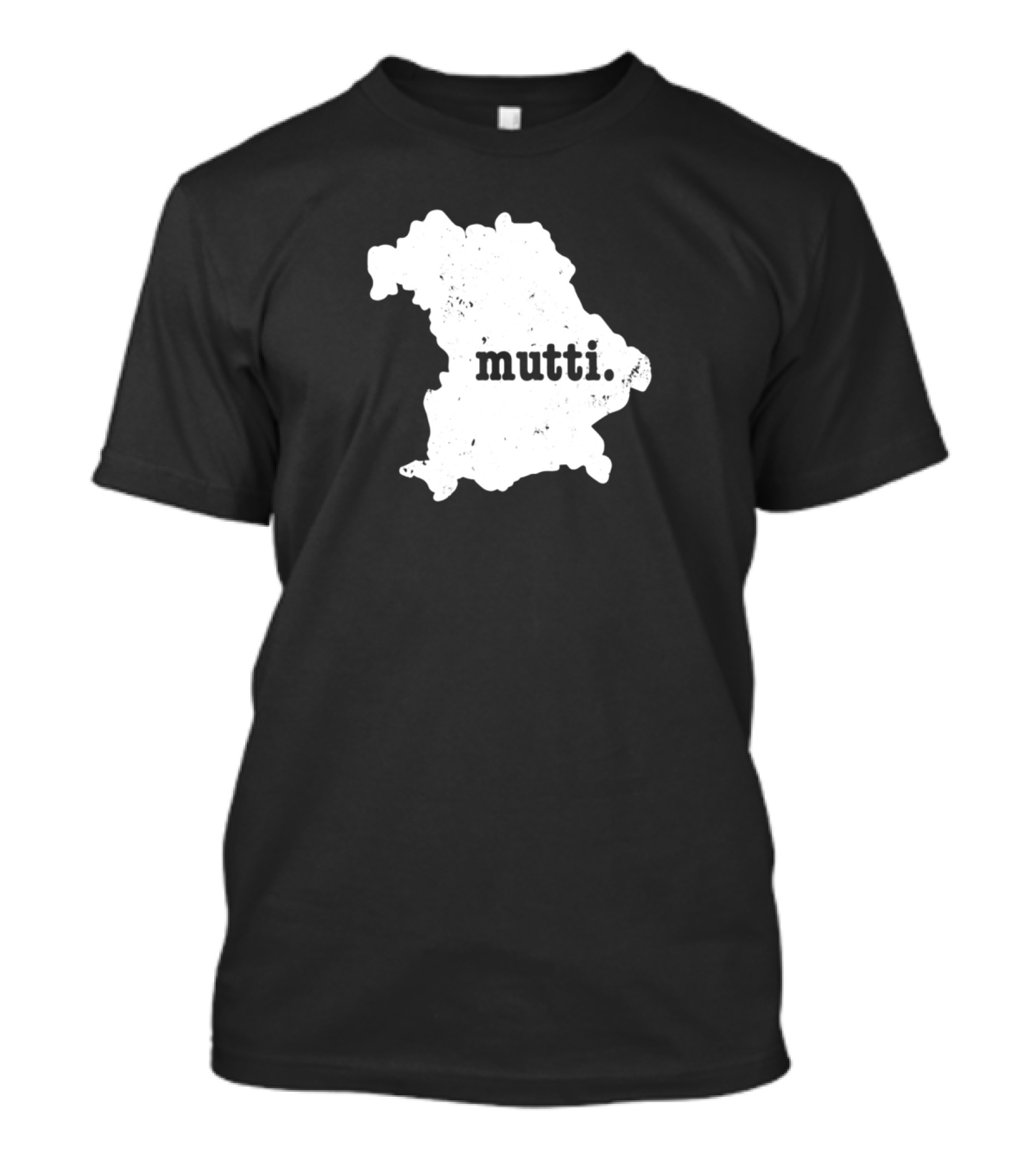 Mutti Bavaria Germany Mother Map T-Shirt