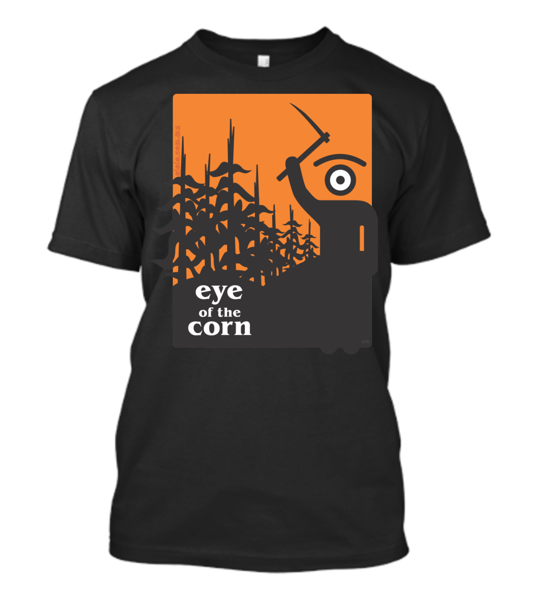 Eye Of The Corn Sickle-Wielding Figure In Cornfield T-Shirt