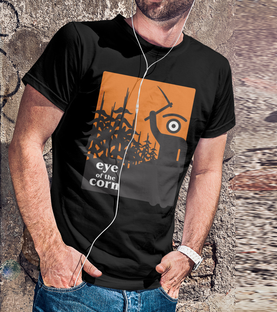 Eye Of The Corn Sickle-Wielding Figure In Cornfield T-Shirt