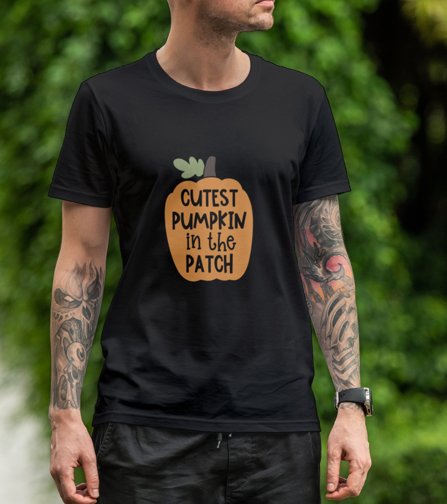 Cutest Pumpkin In The Patch Halloween Pumpkin T-Shirt