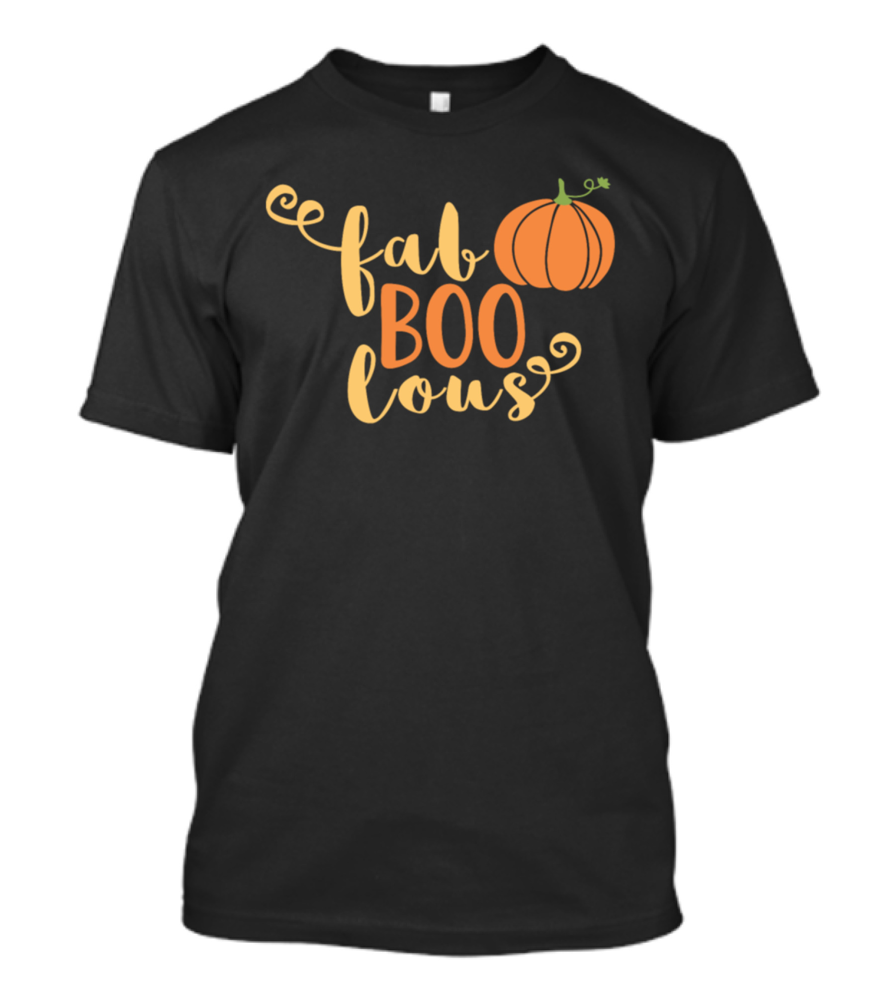 Fab Boo Lous Pumpkin Halloween Night Fun T-Shirt