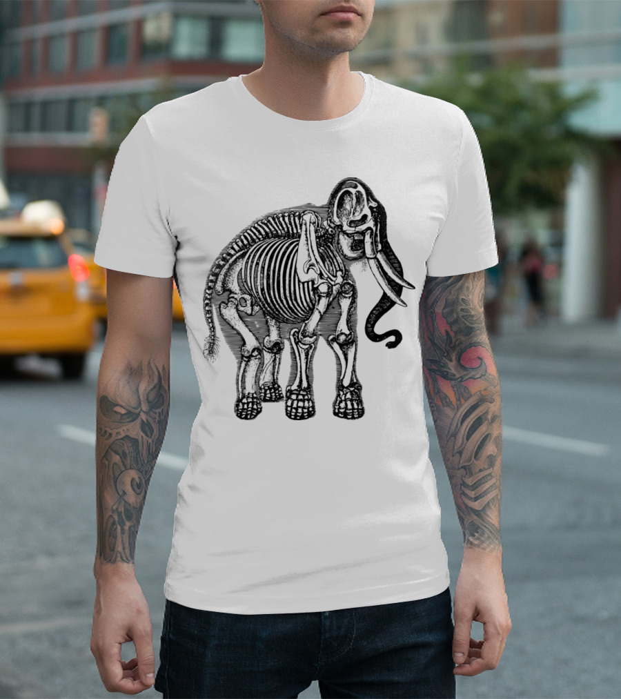 Elephant Skeleton Anatomy T-Shirt