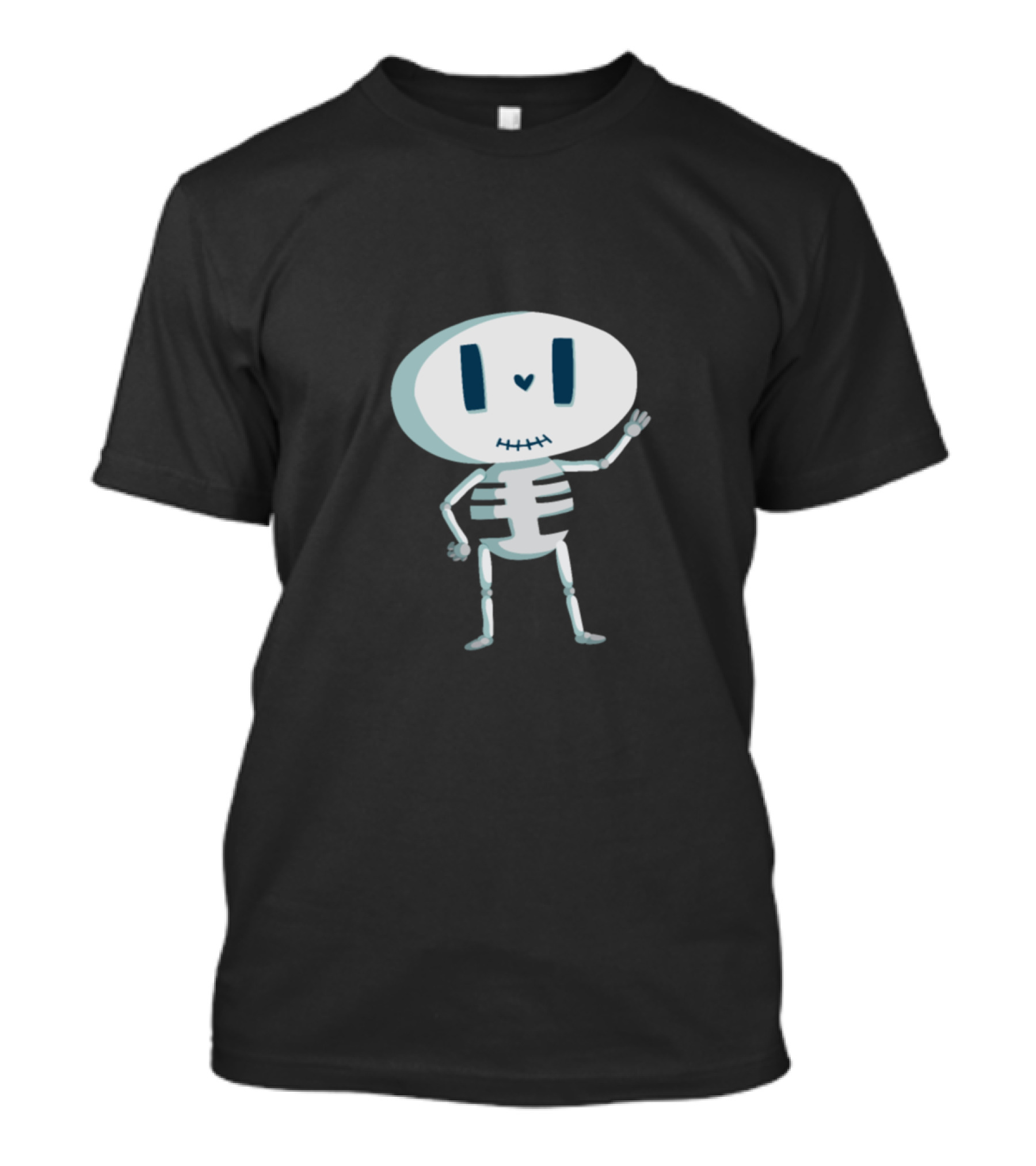Baby Skeleton Whimsical Cartoon Charm T-Shirt