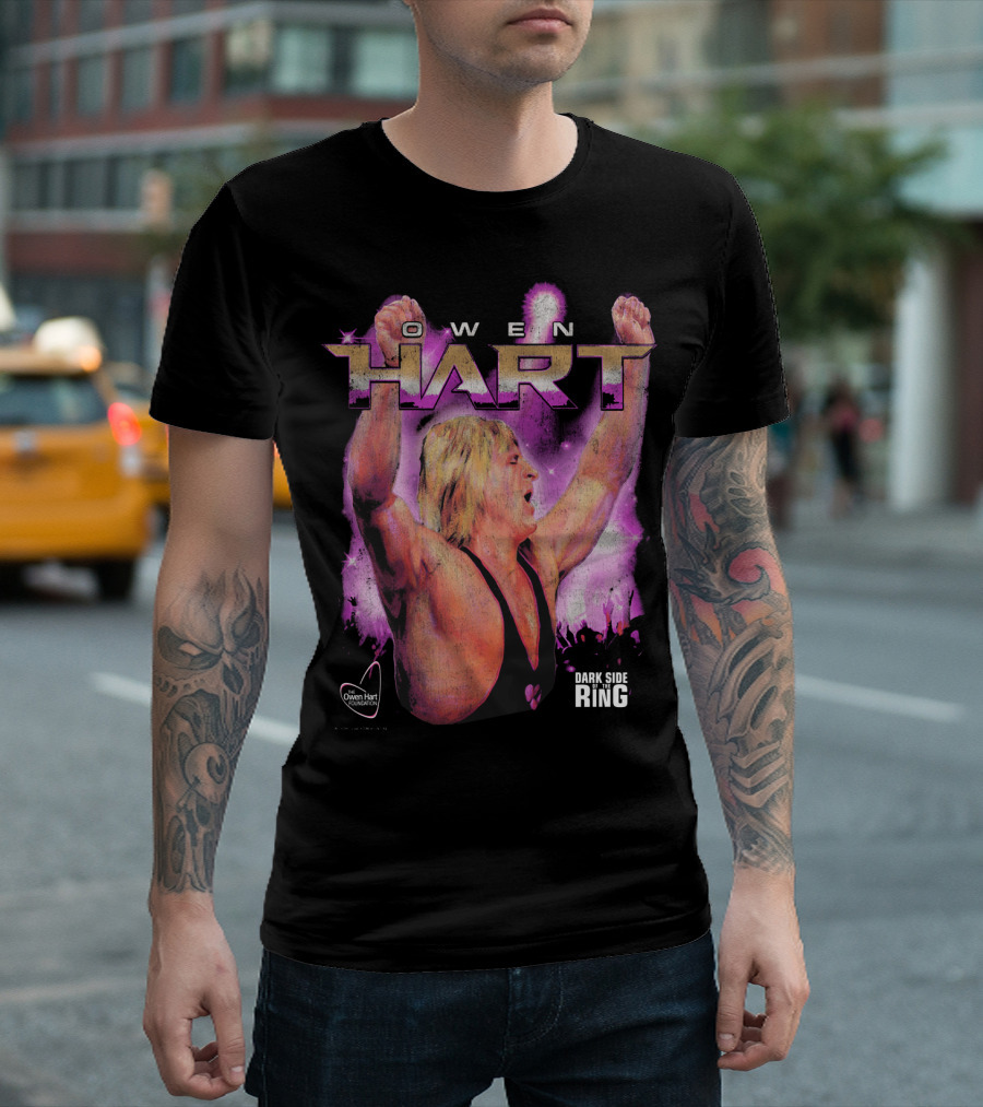Owen Hart Dark Side of the Ring Victory Pose T-Shirt