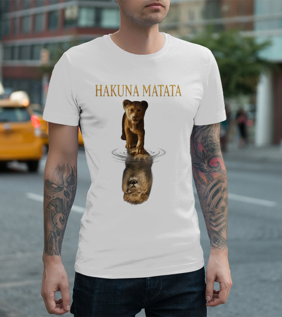 Hakuna Matata Simba Reflection The Lion King T-Shirt