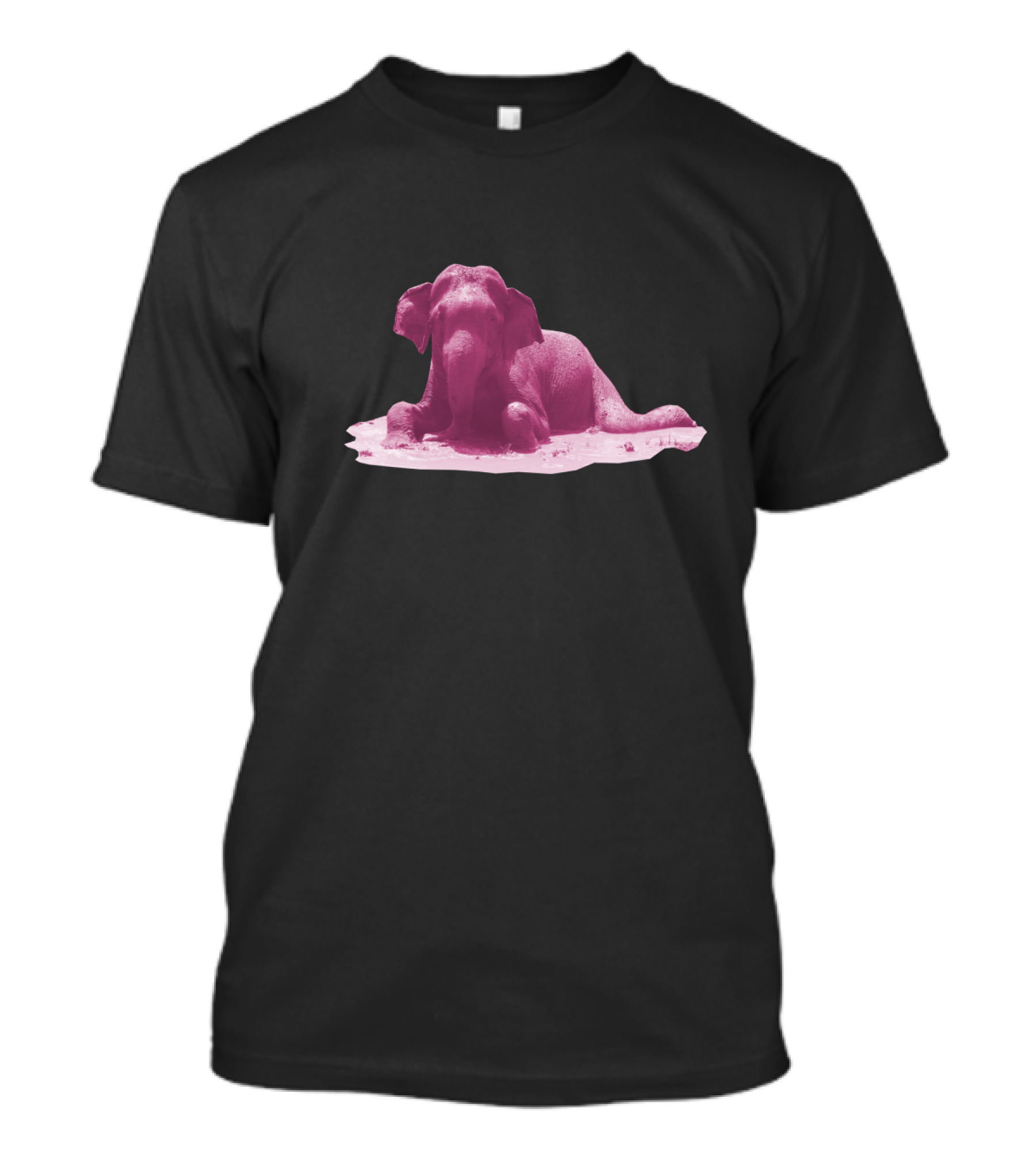Lazy Boy Pink Elephant Reclining T-Shirt