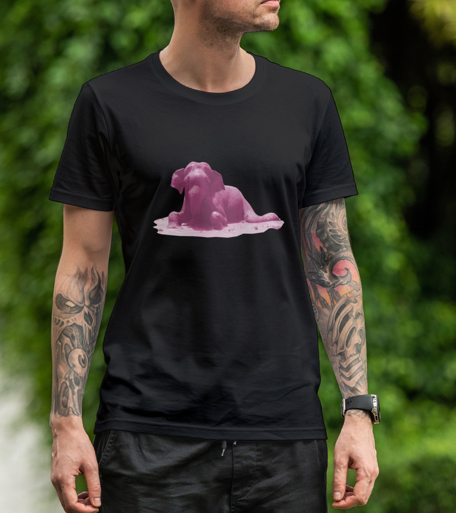 Lazy Boy Pink Elephant Reclining T-Shirt