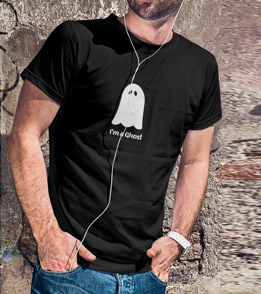 I’m A Ghost Halloween Spirit Phantom Sheet Costume T-Shirt