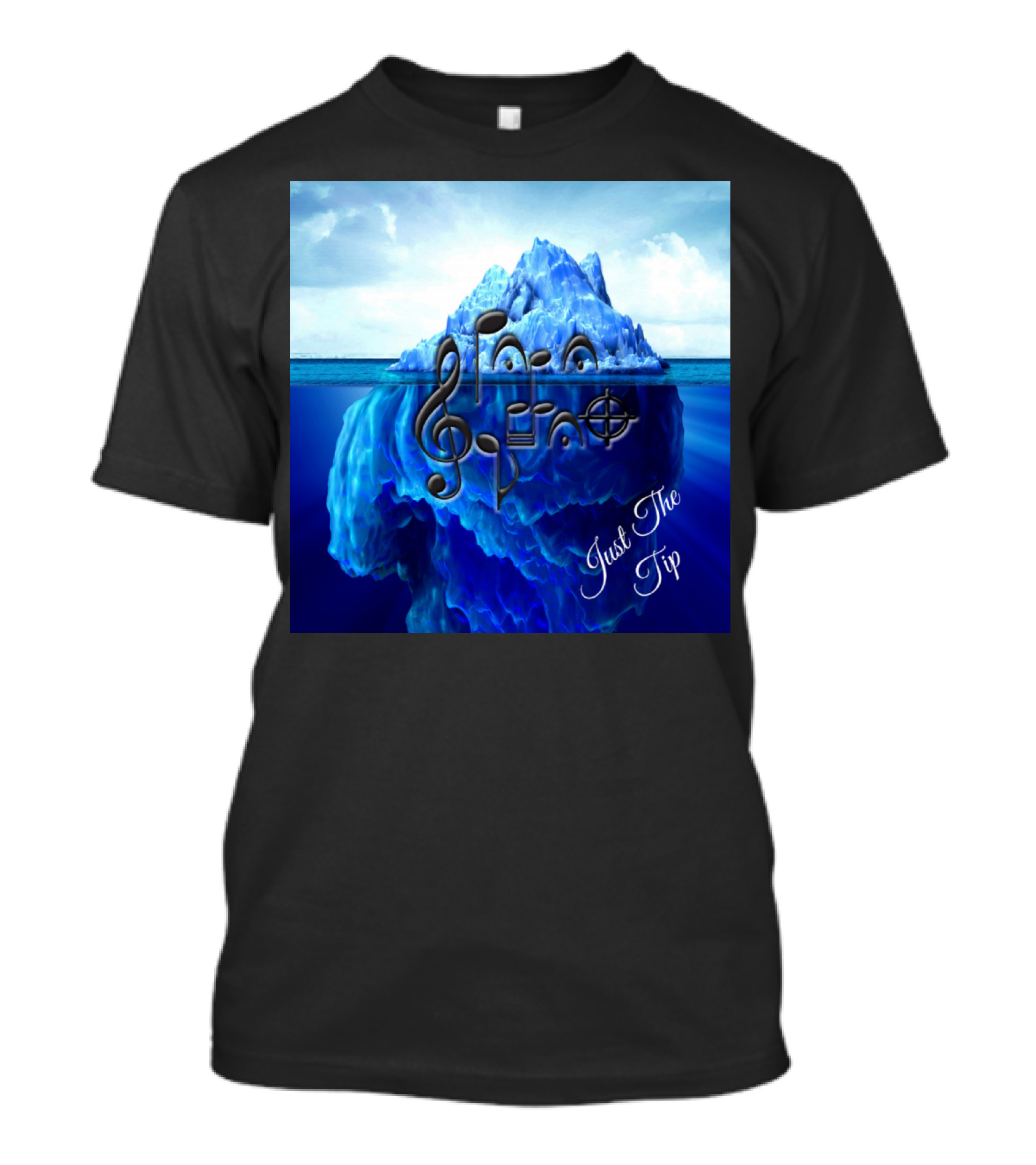 Just The Tip Iceberg Music Notes Visual T-Shirt