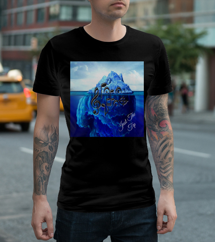 Just The Tip Iceberg Music Notes Visual T-Shirt