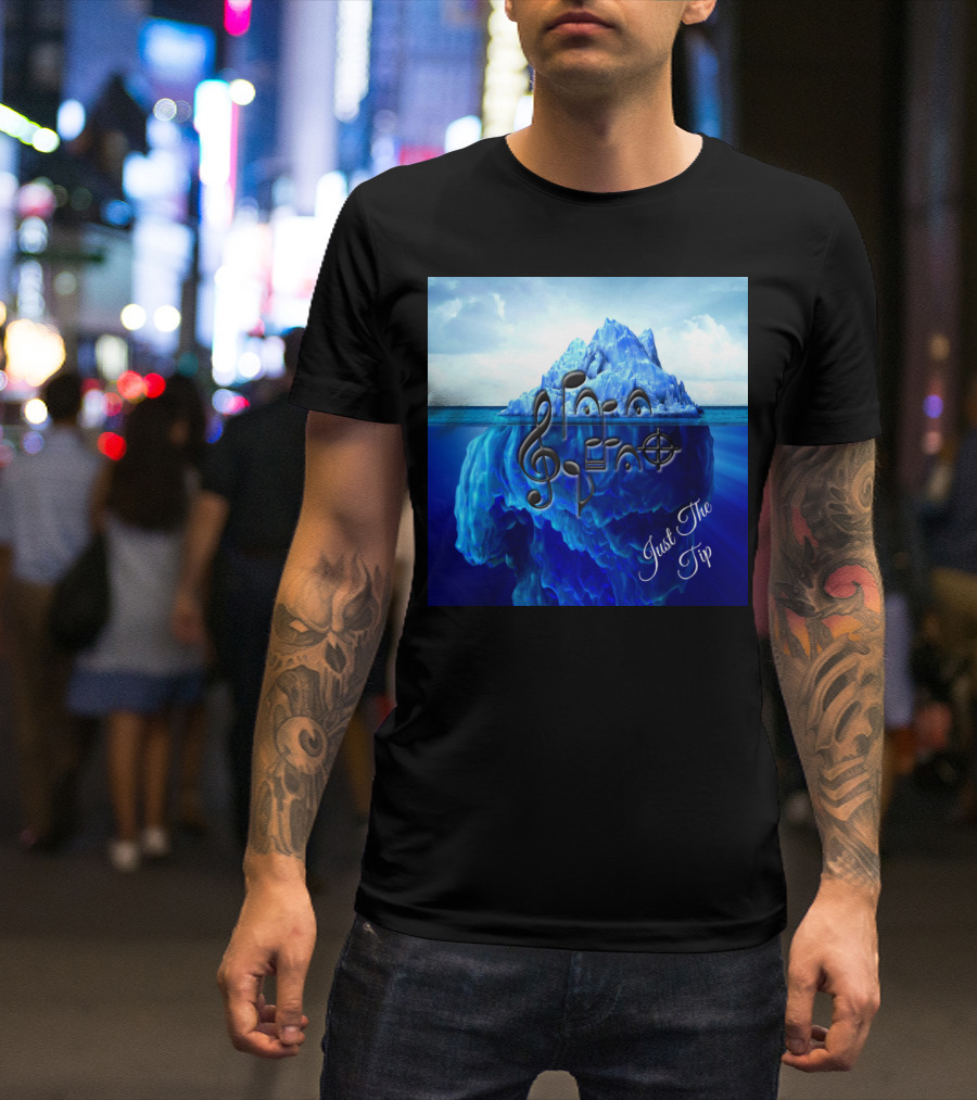 Just The Tip Iceberg Music Notes Visual T-Shirt