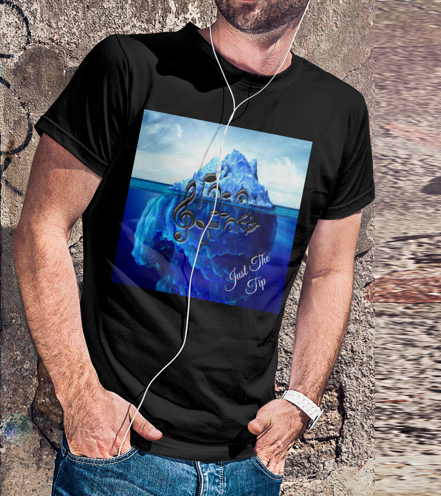 Just The Tip Iceberg Music Notes Visual T-Shirt