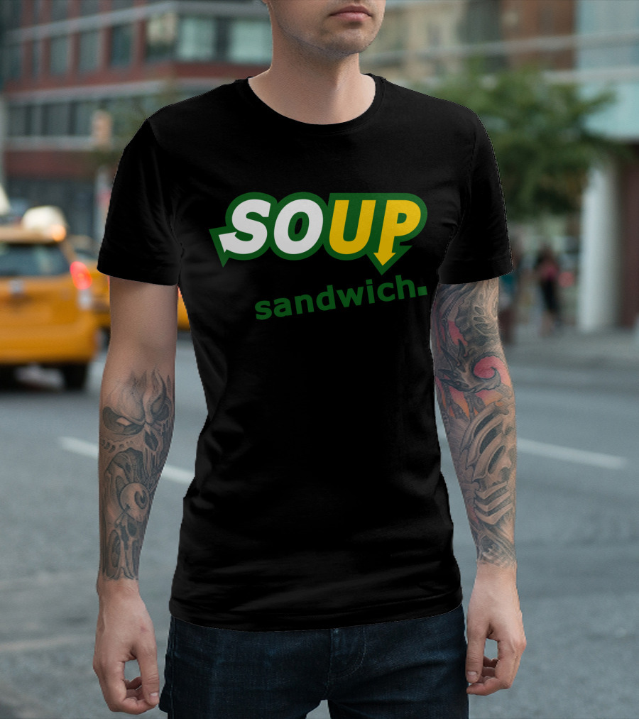 Subway Style Parody SOUP Sandwich T-Shirt