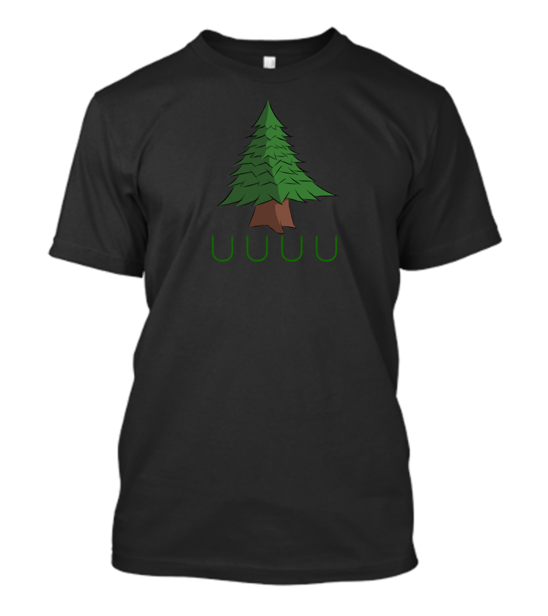 Pine Tree Graphic With UUUUU T-Shirt