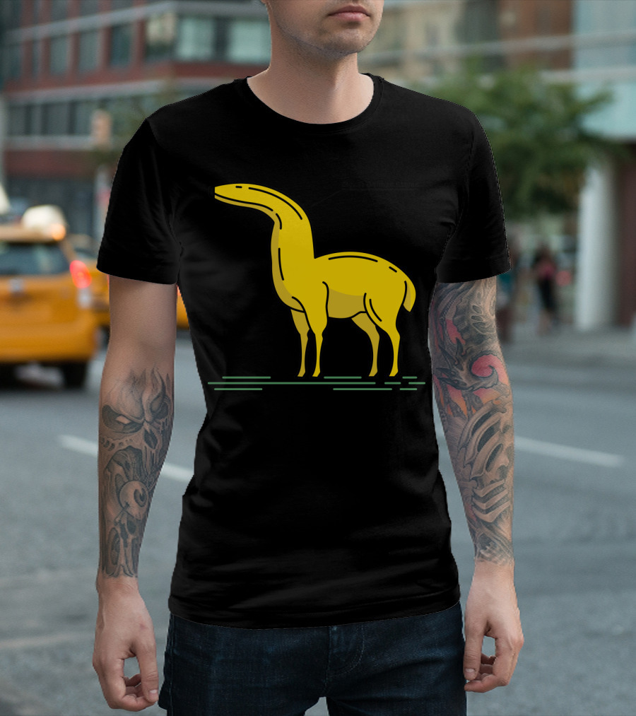 Fig. 1: Banana Llama Yellow Fusion T-Shirt