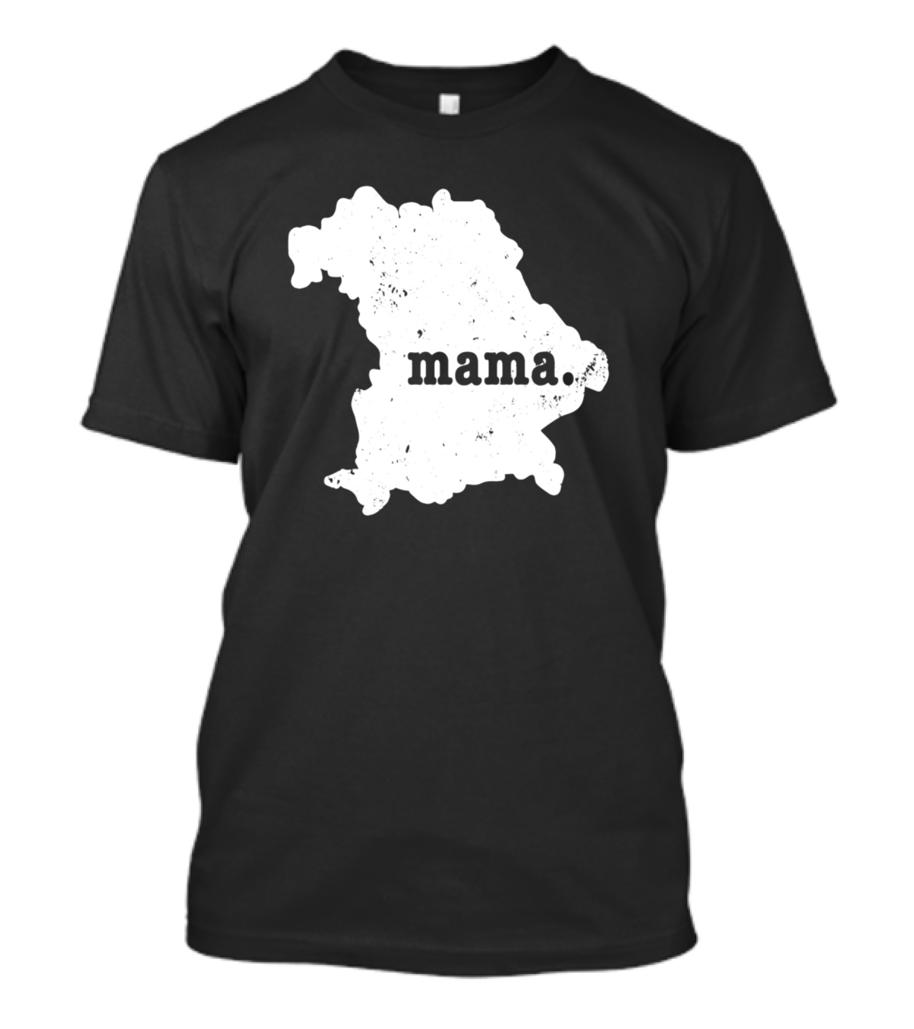 Bavaria Map Mama Typography With Germany Connection T-Shirt