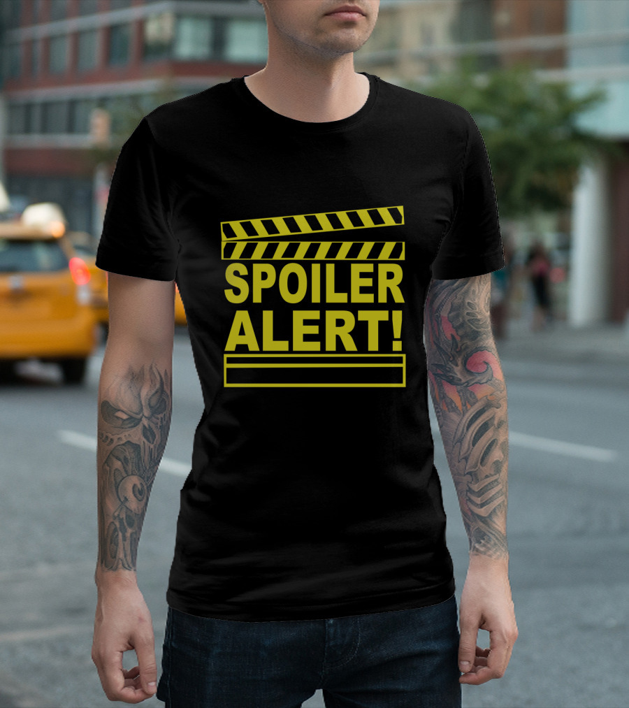 Spoiler Alert Caution Tape T-Shirt