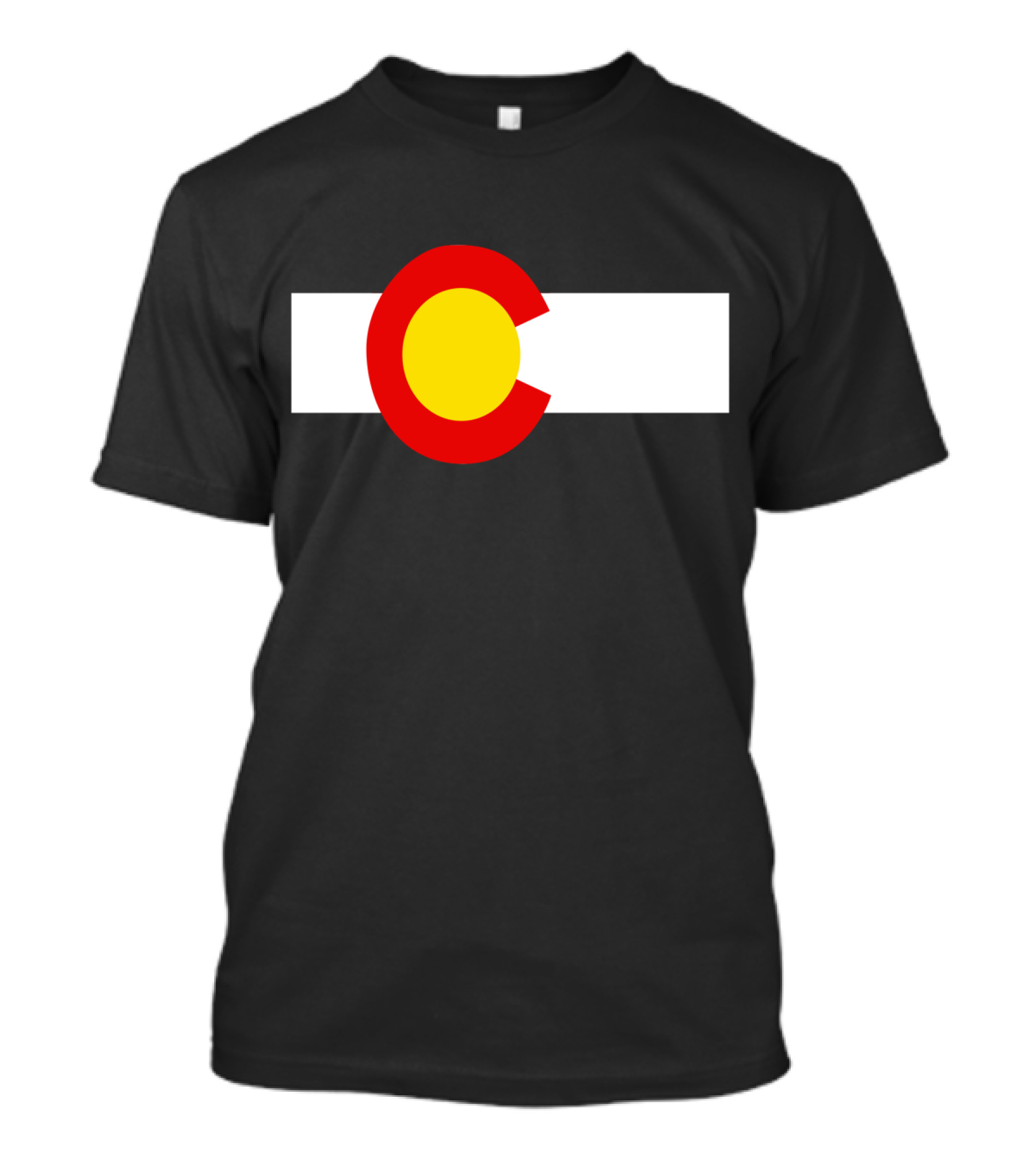 Colorado Flag Style Circular Emblem T-Shirt