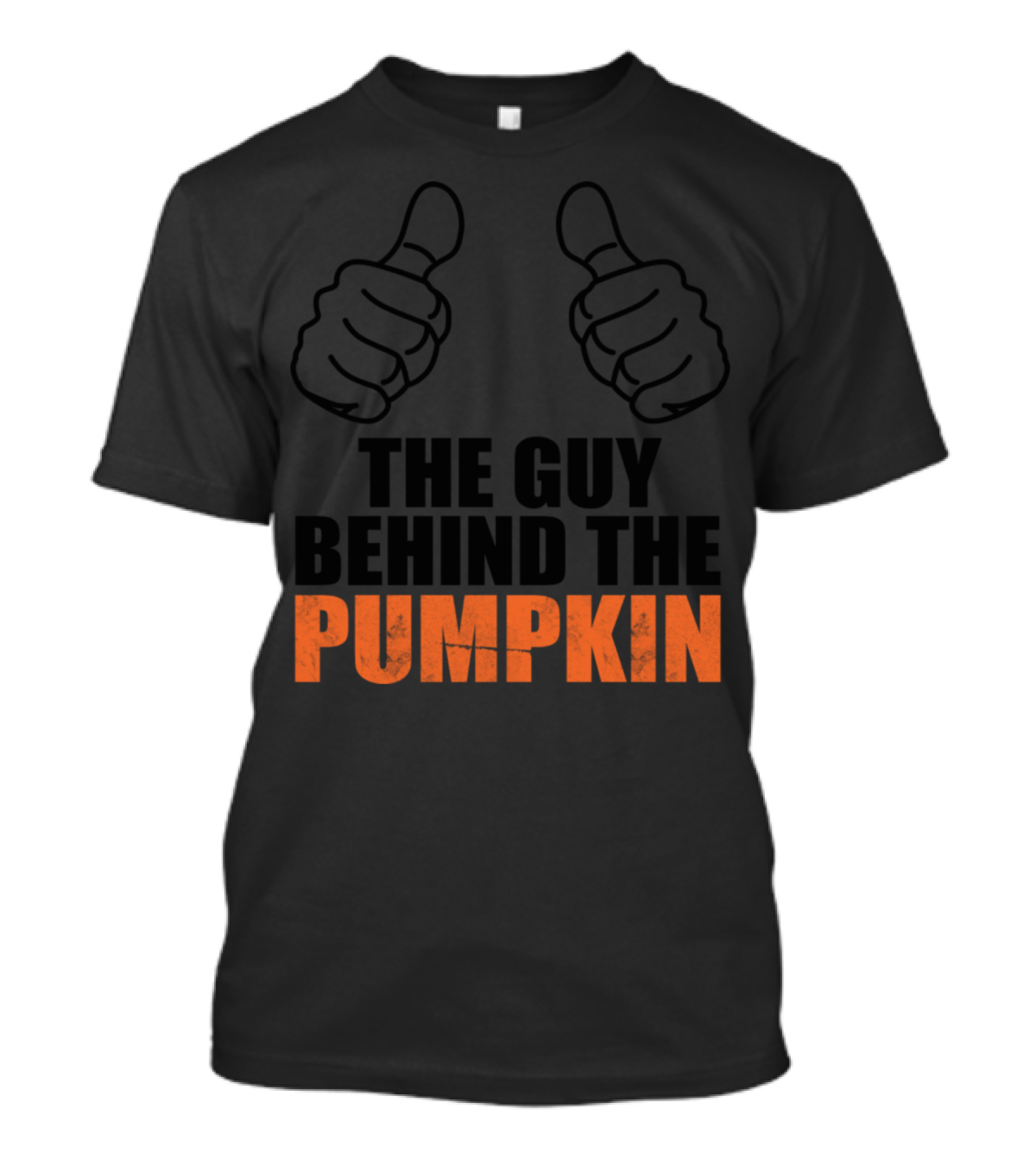 The Guy Behind The Pumpkin Thumbs Up T-Shirt