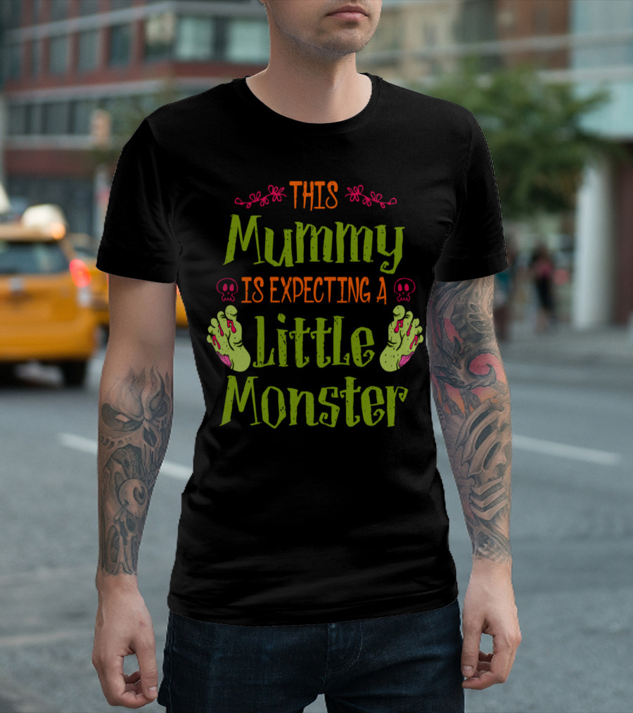 This Mummy Is Expecting a Little Monster T-Shirt