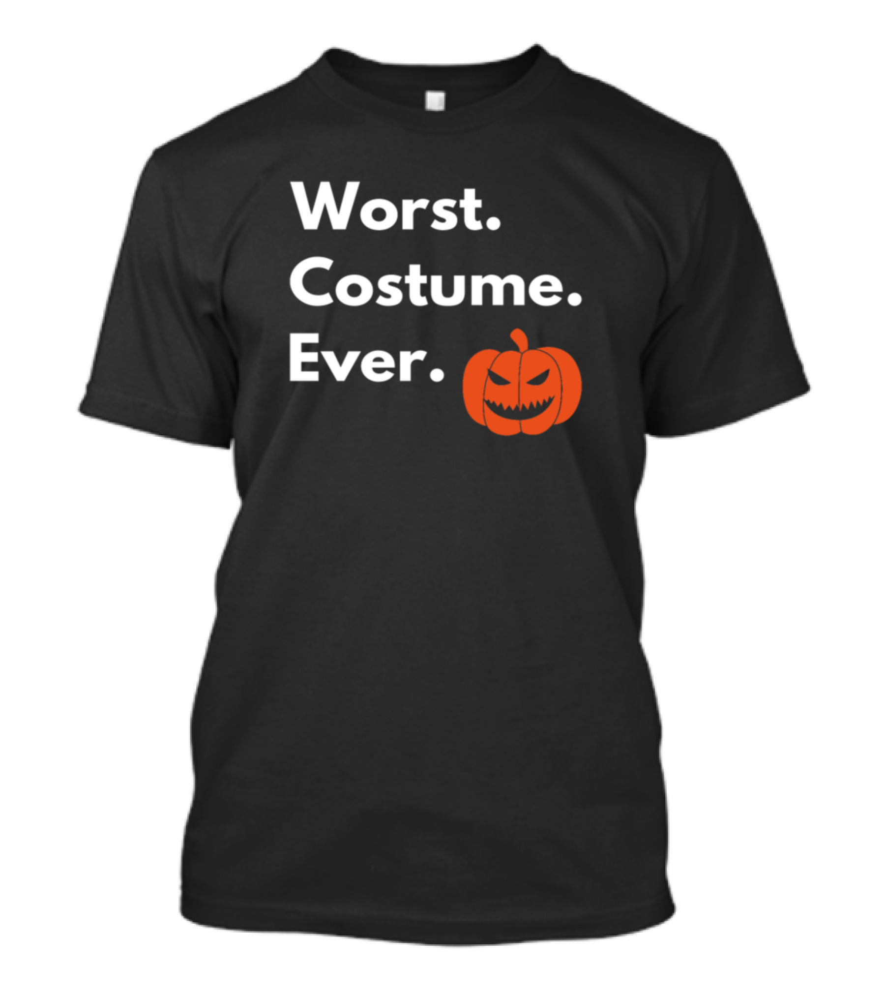 Worst Costume Ever Pumpkin Face T-Shirt