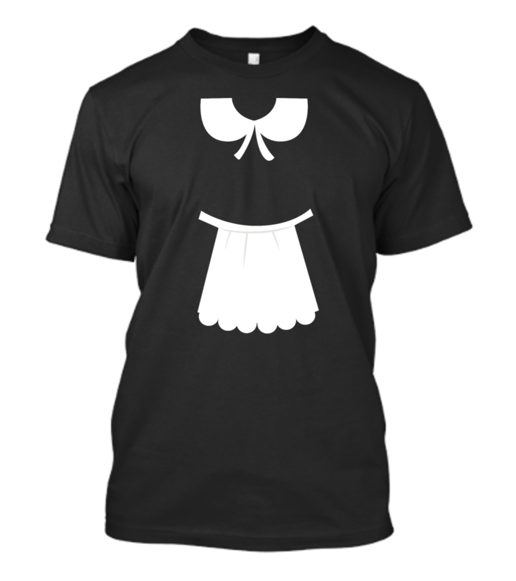Pilgrim Girl Costume Collar And Apron T-Shirt