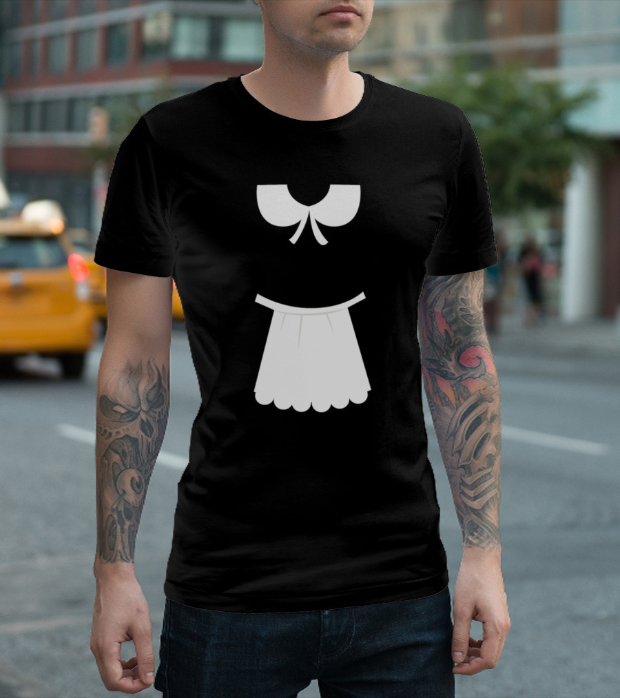 Pilgrim Girl Costume Collar And Apron T-Shirt