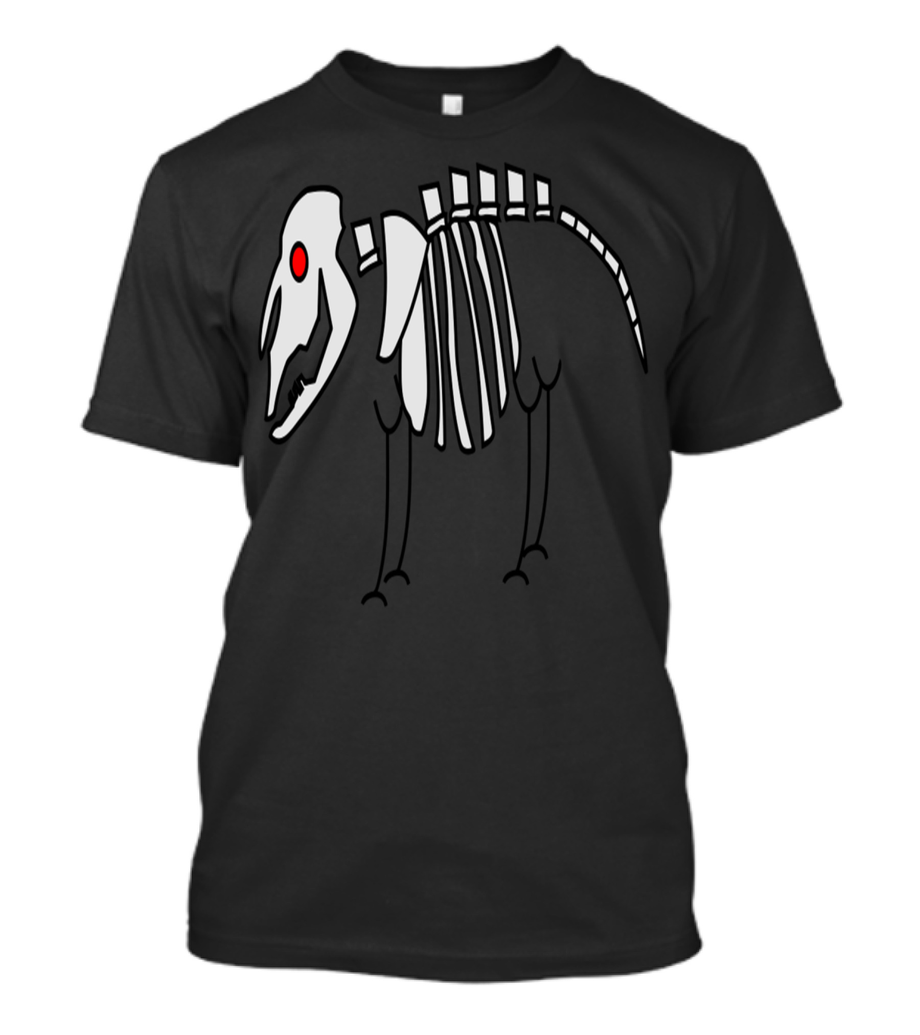 Sheep Skeleton With Red Eye T-Shirt