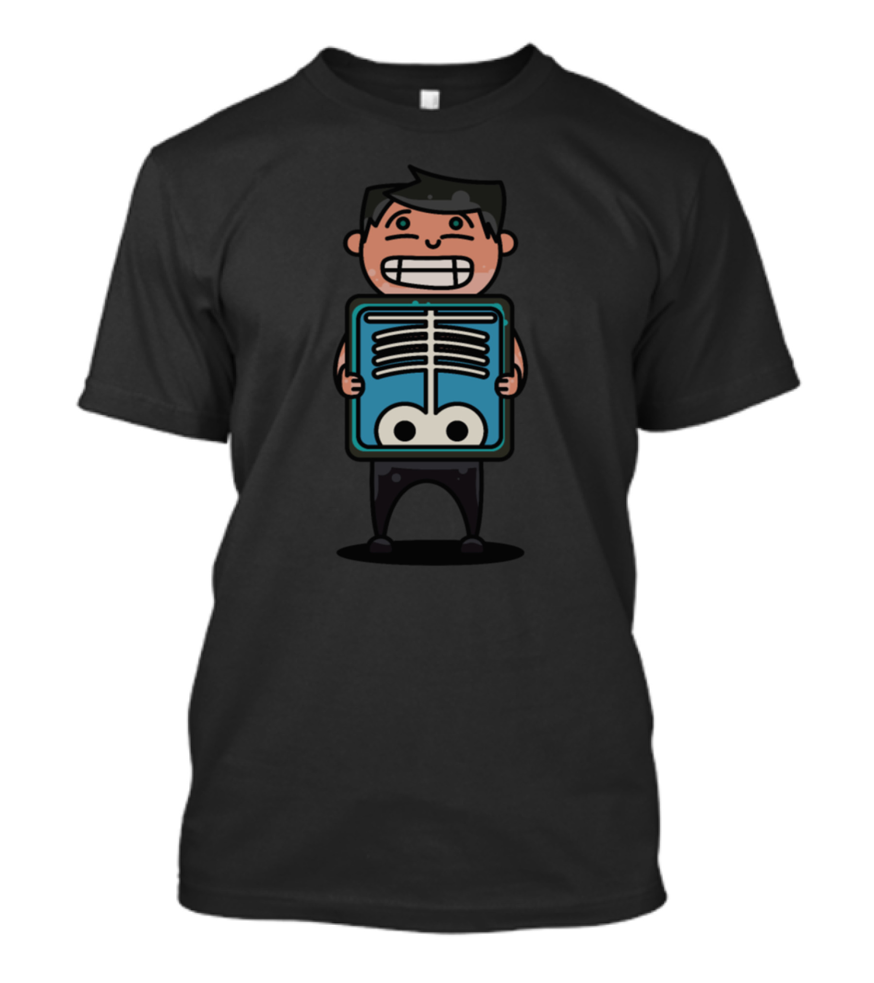 Doctor Skeleton X-Ray Halloween Group Costume Fun T-Shirt