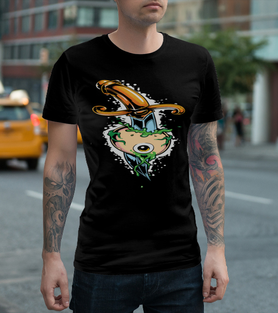 Skeletons Tattoo Eyeball Dagger T-Shirt